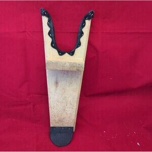 Vintage Wooden Boot Jack Dover Saddlery Wood Leather Footwear